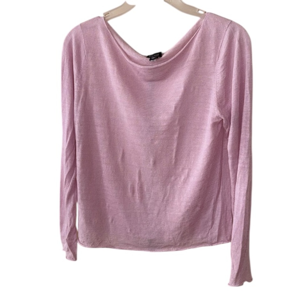 Eileen Fisher Mauve Italian Yarn Top